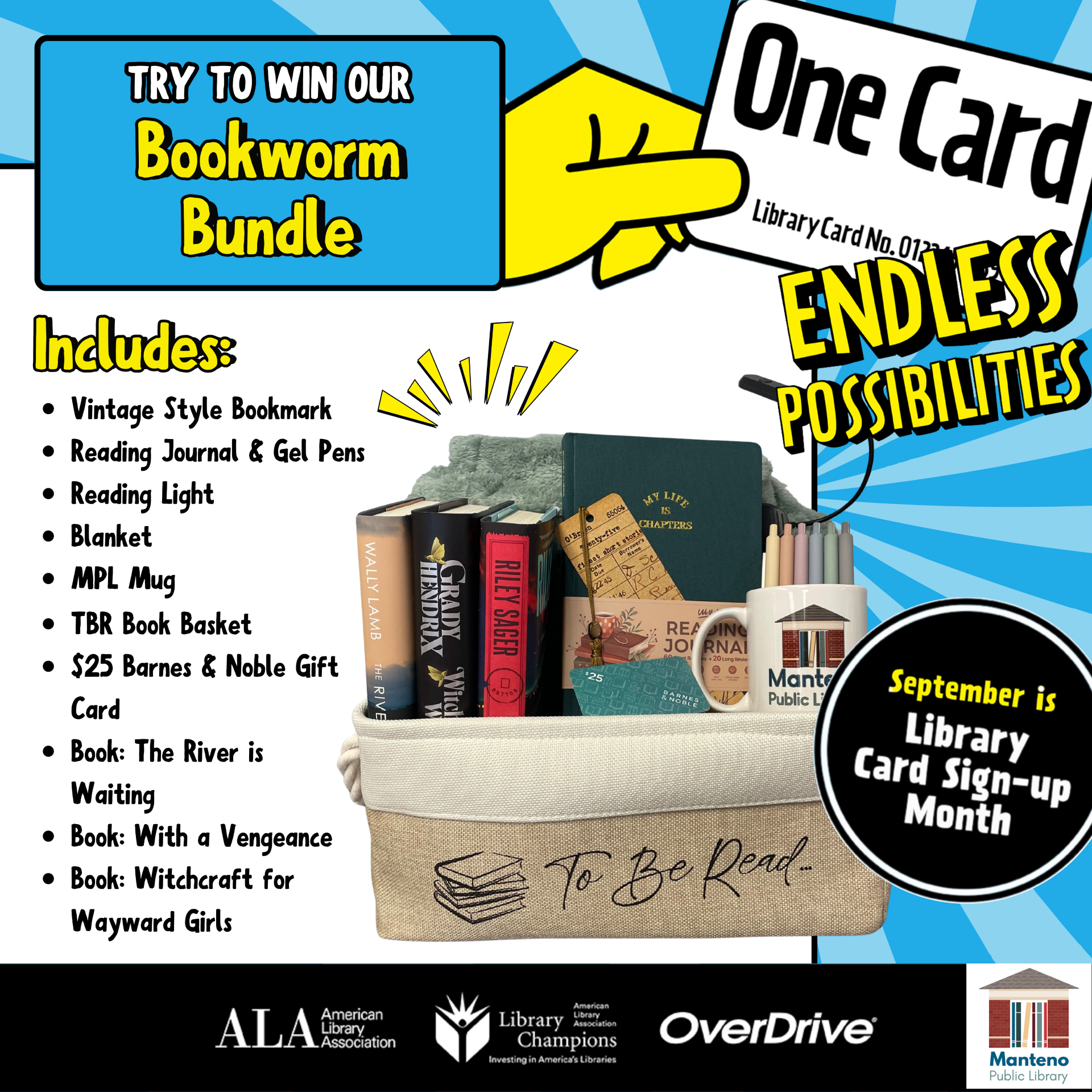 One Card Endless Possibilities. National Library Card Sign-Up
